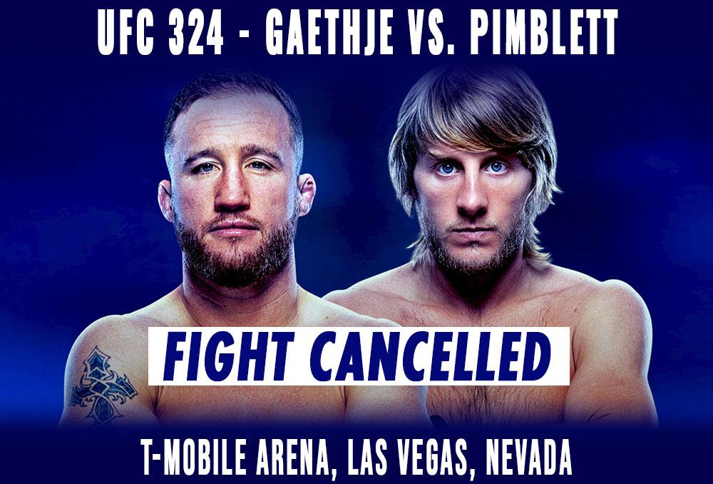 UFC 324 - Combats annulés / reprogrammés | Las Vegas