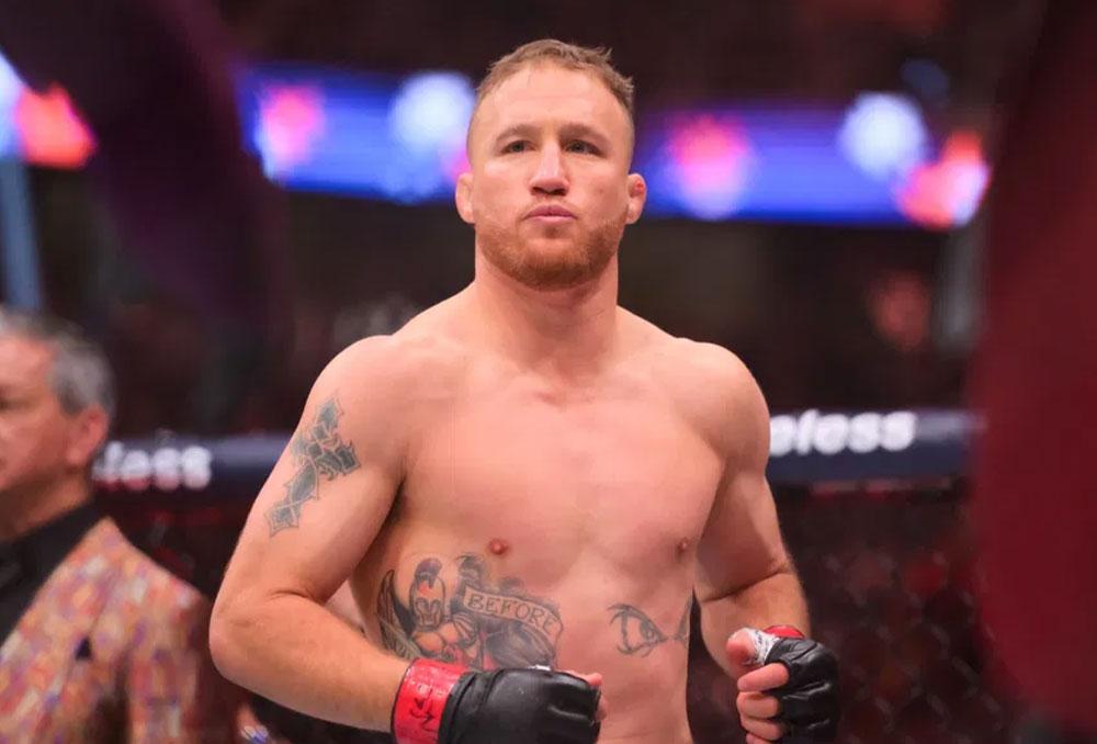 Justin Gaethje affiche sa satisfaction de combattre pour la ceinture intérimaire face à Paddy Pimblett | UFC 324
