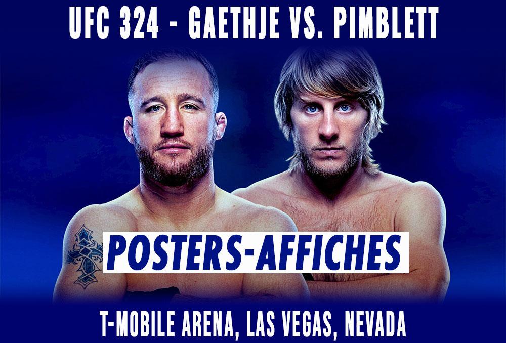 UFC 324 - Les posters et les affiches | Las Vegas