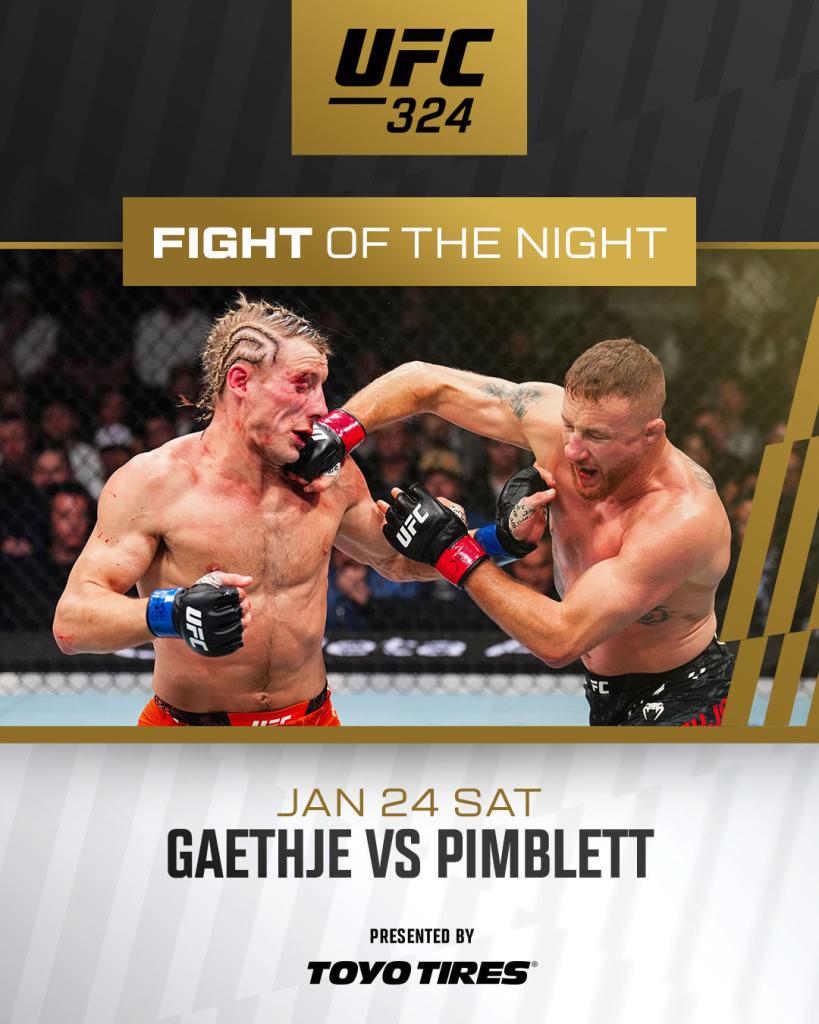 UFC 324 - Bonus de la soirée | Las Vegas