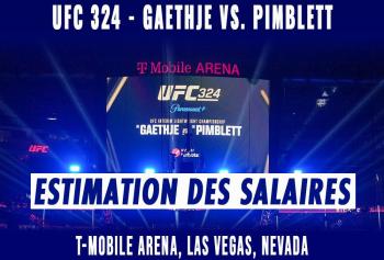 UFC 324 - Les salaires (estimation) | Las Vegas