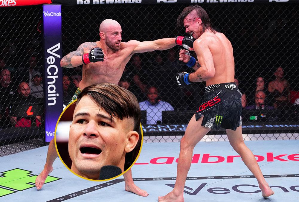 Diego Lopes refuse de se chercher des excuses après sa défaite contre Alexander Volkanovski | UFC 325