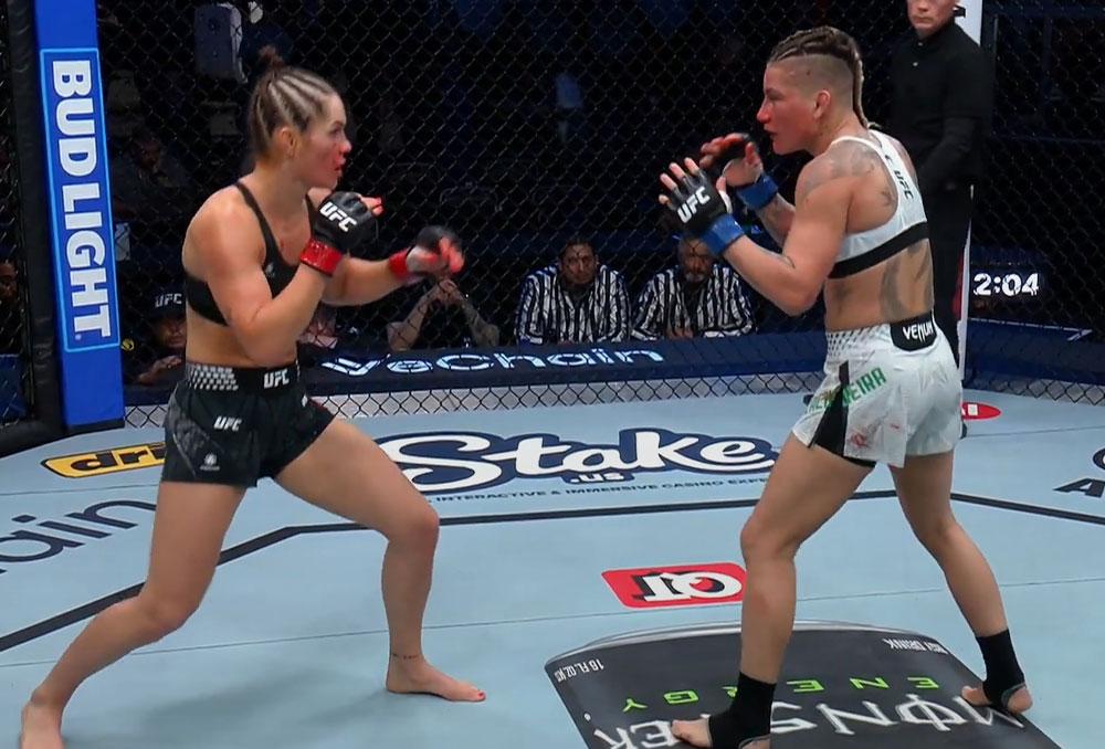 Klaudia Sygula impose son rythme face à Priscila Cachoeira et s'impose par décision | UFC Fight Night 266
