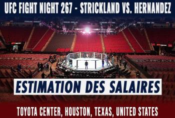 UFC Fight Night 267 - Les salaires (estimation) | Houston