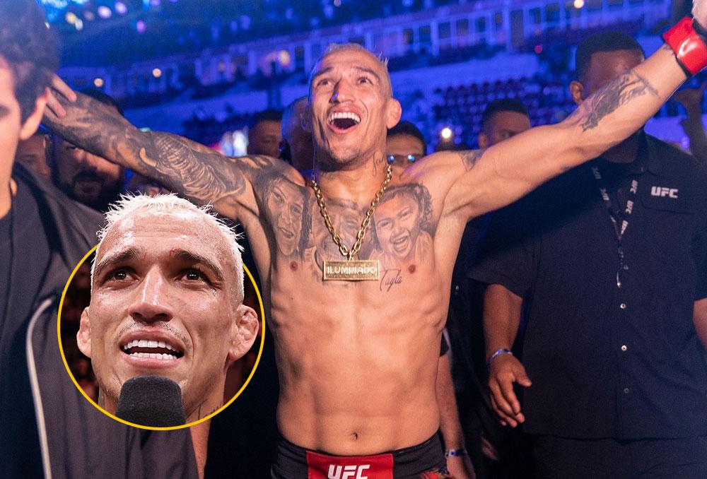 Charles Oliveira souhaite que son père lui remette la ceinture BMF en cas de victoire face à Max Holloway lors de l'UFC 326