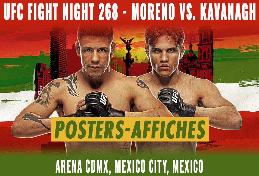 UFC Fight Night 268 - Les posters et les affiches | Mexico