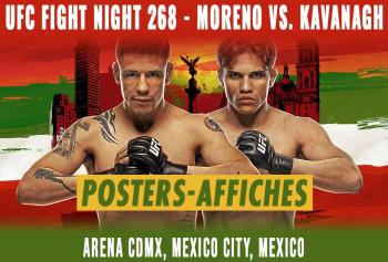 UFC Fight Night 268 - Les posters et les affiches | Mexico