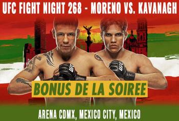 UFC Fight Night 268 - Bonus de la soirée | Mexico