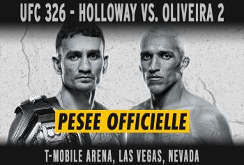 UFC 326 - La pesée : résultats, vidéos, faceoffs | Las Vegas