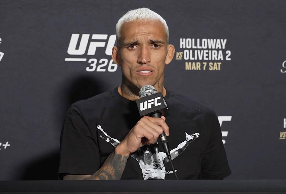 Charles Oliveira souhaiterait l'organisation d'un événement de l'UFC dans un stade au Brésil | UFC 326