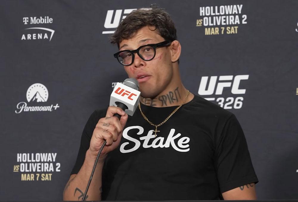 “C'est le combat à faire” : Caio Borralho réclame un affrontement face à Dricus Du Plessis après sa victoire à l'UFC 326