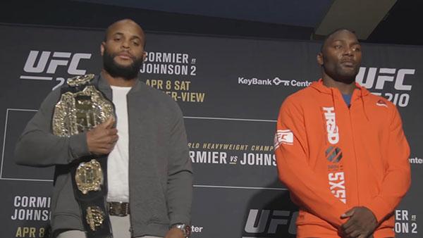 UFC 210 - Cormier vs Johnson 2 - Media Day Faceoffs