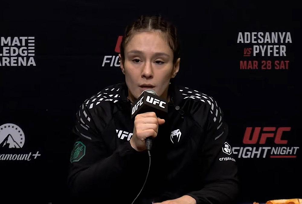 “Je voulais absolument obtenir cette finition” : Alexa Grasso analyse sa victoire lors de l'UFC Fight Night 271