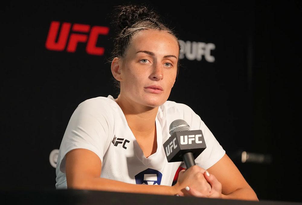 “Je mérite d'affronter le haut du classement” : Casey O'Neill revendique sa place après avoir battu Gabriella Fernandes | UFC Fight Night 271