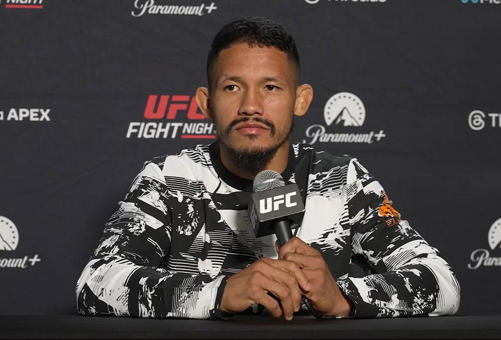 “Je n'ai pas d'urgence” : Rafael Estevam mise sur la patience pour intégrer le classement des poids coqs | UFC Fight Night 272