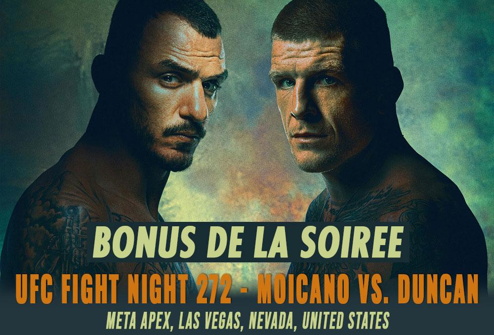 UFC Fight Night 272 - Bonus de la soirée | Las Vegas