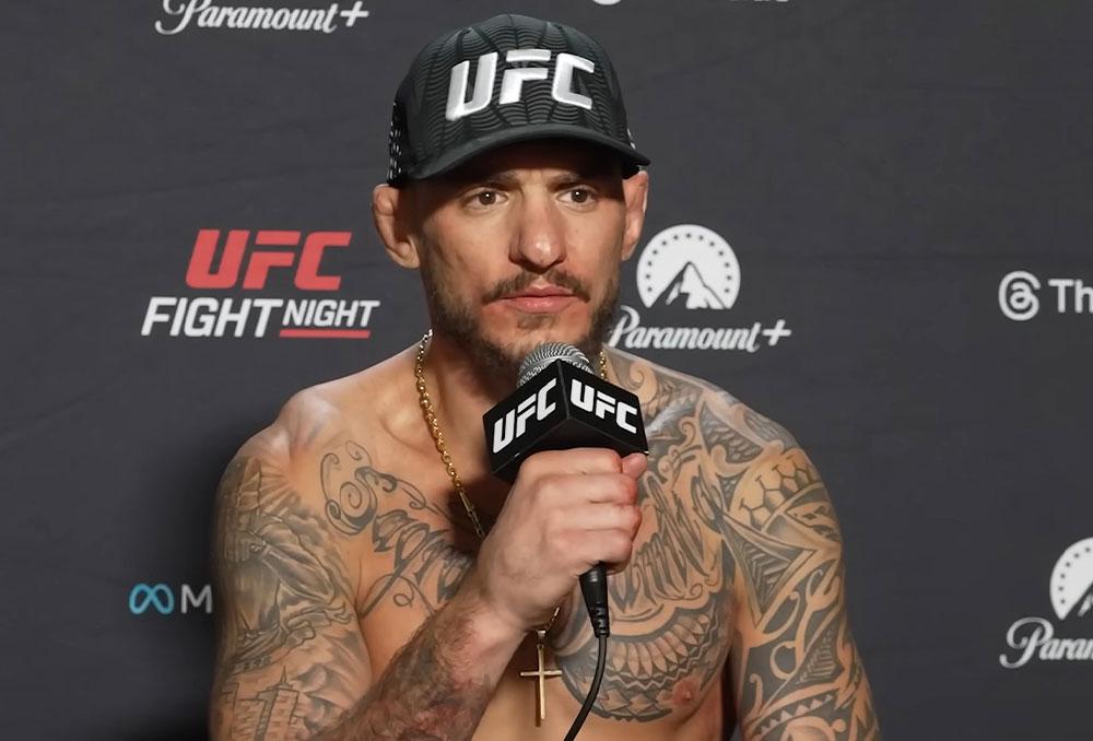 “Benoît Saint-Denis n'est pas si bon” : Renato Moicano se dit prêt pour une revanche face au Français | UFC Fight Night 272