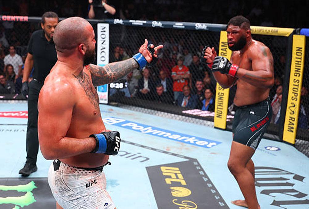 Josh Hokit crée la sensation en s’imposant à la décision face au vétéran Curtis Blaydes après une bataille d'une rare intensité | UFC 327