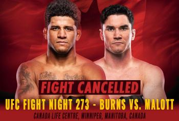UFC Fight Night 273 - Combats annulés / reprogrammés | Winnipeg