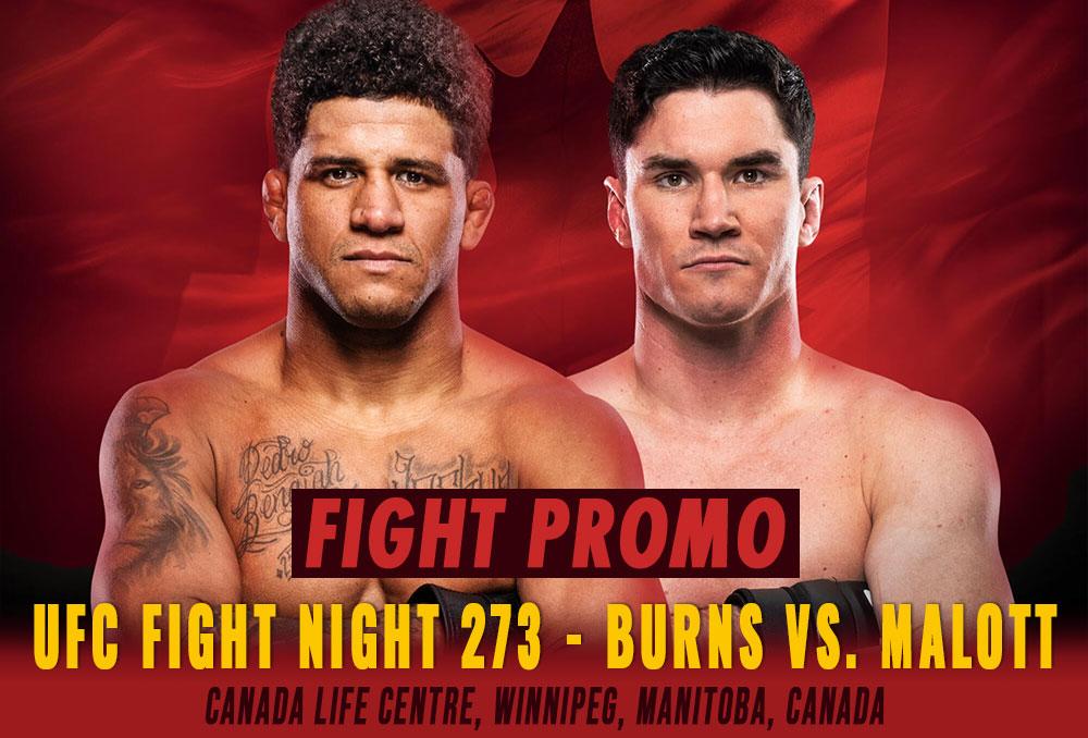 UFC Fight Night 273 - Gilbert Burns vs. Mike Malott : Fight Promo | Winnipeg