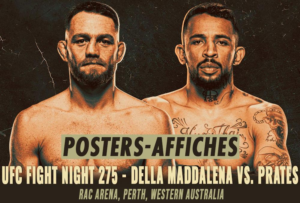 UFC Fight Night 275 - Les posters et les affiches | Perth