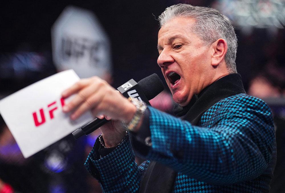 Bruce Buffer présente ses excuses aux combattants après son incroyable erreur d’annonce | UFC Seattle