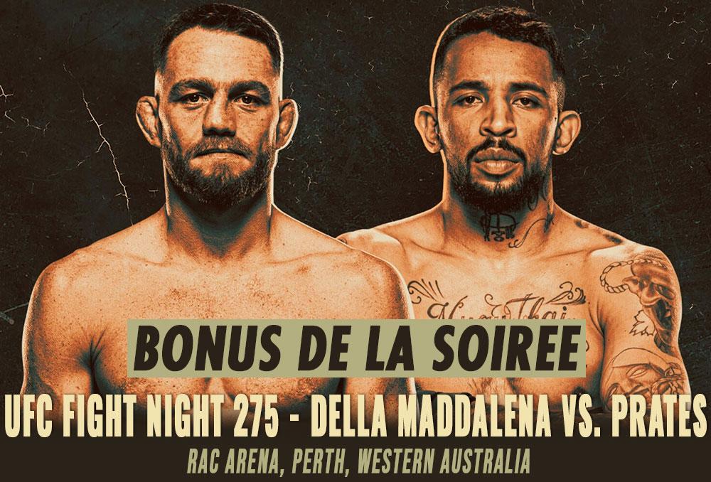 UFC Fight Night 275 - Bonus de la soirée | Perth