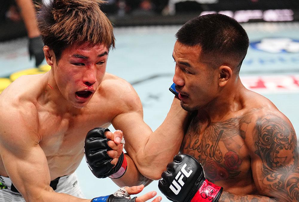 Joshua Van conserve sa couronne en stoppant Tatsuro Taira lors de l’ultime reprise d’un affrontement mémorable | UFC 328