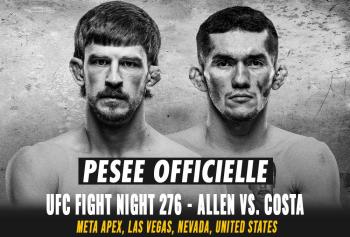 UFC Fight Night 276 - La pesée : résultats, vidéos, faceoffs | Las Vegas
