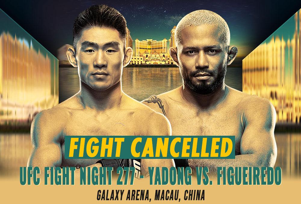 UFC Fight Night 277 - Combats annulés / reprogrammés | Macau