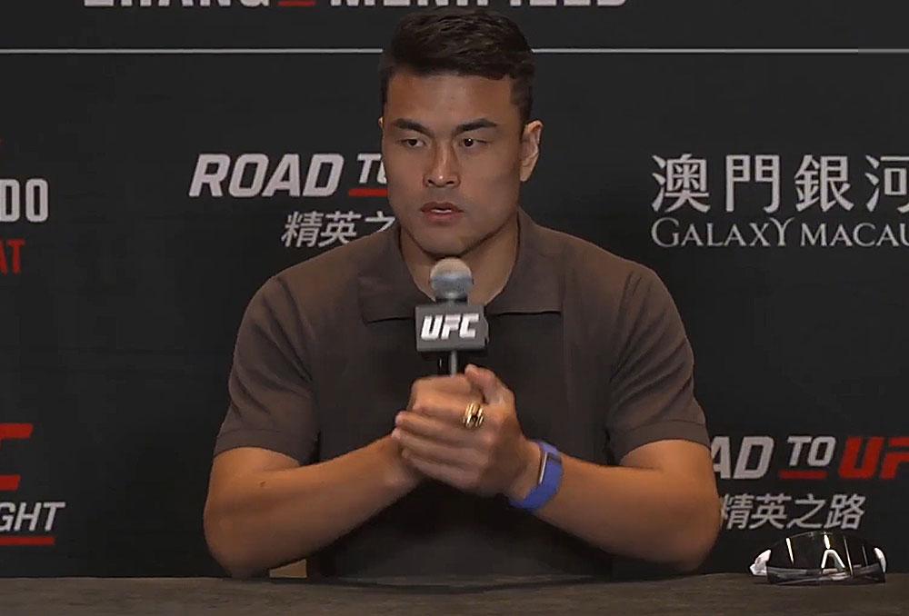 Zhang Mingyang puise sa force auprès de son fils pour repartir de l'avant | UFC Fight Night 277