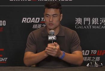 Zhang Mingyang puise sa force auprès de son fils pour repartir de l'avant | UFC Fight Night 277