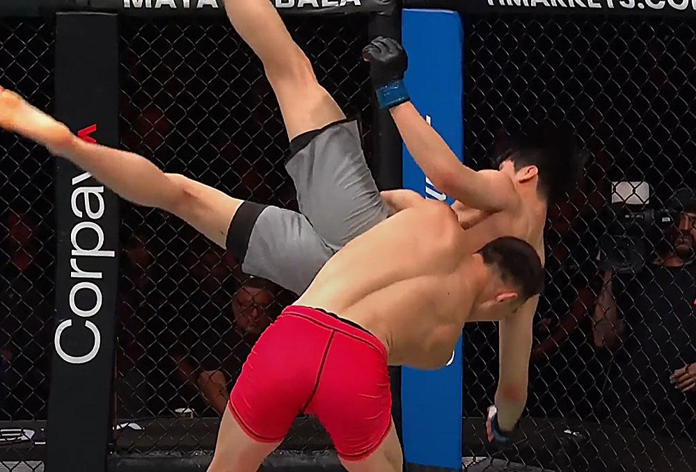 Ahejiang Ailinuer déclaré vainqueur à l'unanimité des juges face à Gwan Woo Lim | Road to UFC