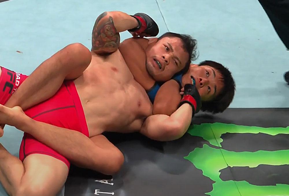 Takeru Uchida s'impose par étranglement arrière après avoir dominé Eros Baluyot | Road to UFC