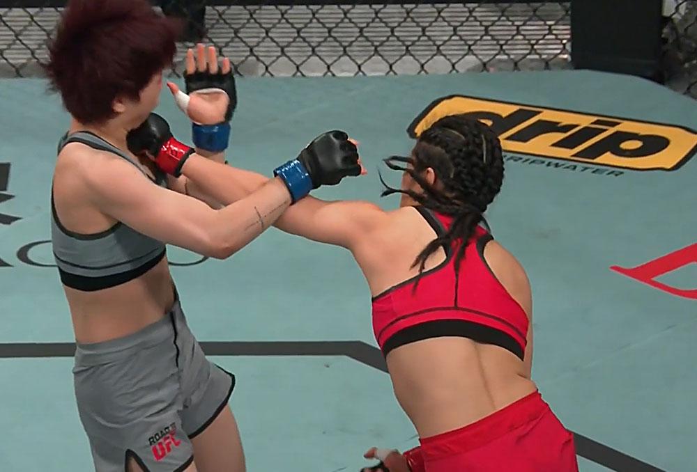 Bo Hyun Park s'impose à la décision partagée face à la redoutable lutteuse Dong Huaxiang | Road to UFC