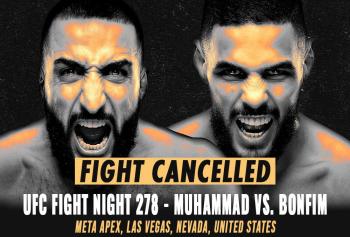UFC Fight Night 278 - Combats annulés / reprogrammés | Las Vegas