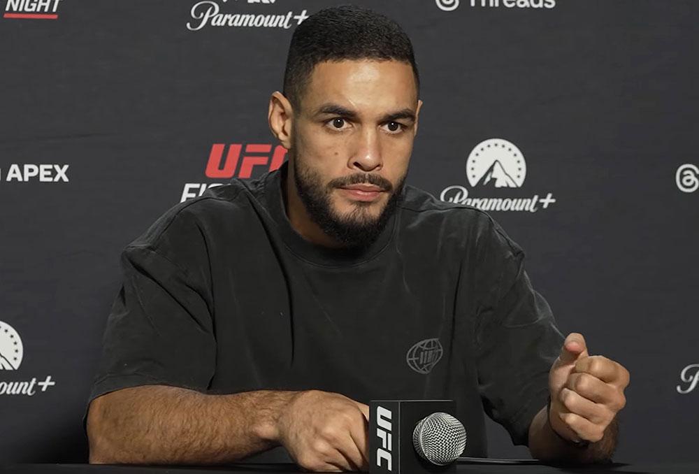 Stratégie au sol : Gabriel Bonfim prévoit de fatiguer Belal Muhammad pour obtenir le KO | UFC Fight Night 278