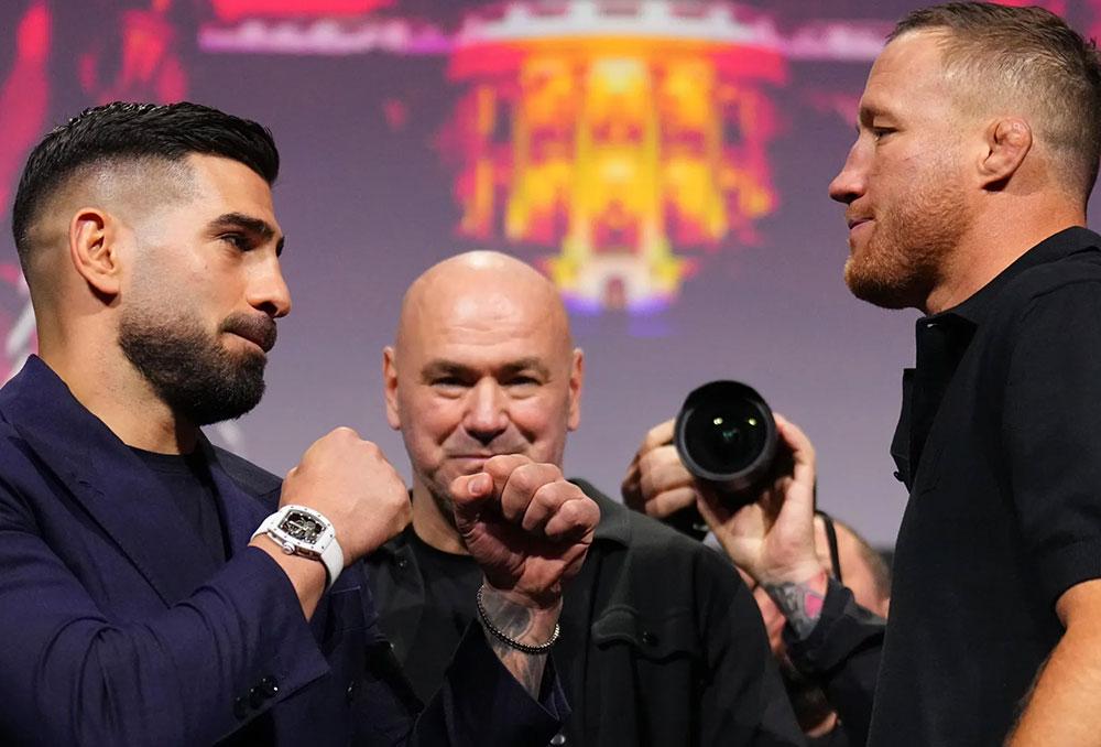 Ilia Topuria promet de mettre KO Justin Gaethje sous les yeux de ses proches à l'UFC Freedom 250