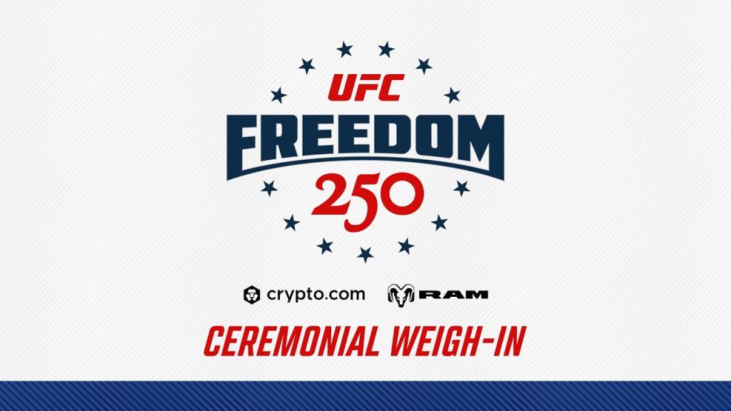 UFC Freedom 250 - Pesée cérémoniale | Washington