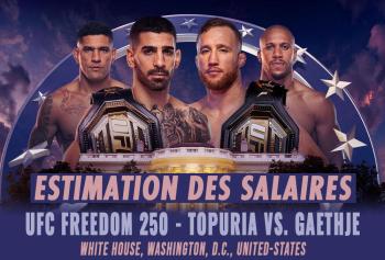 UFC Freedom 250 - Les salaires (estimation) | Washington