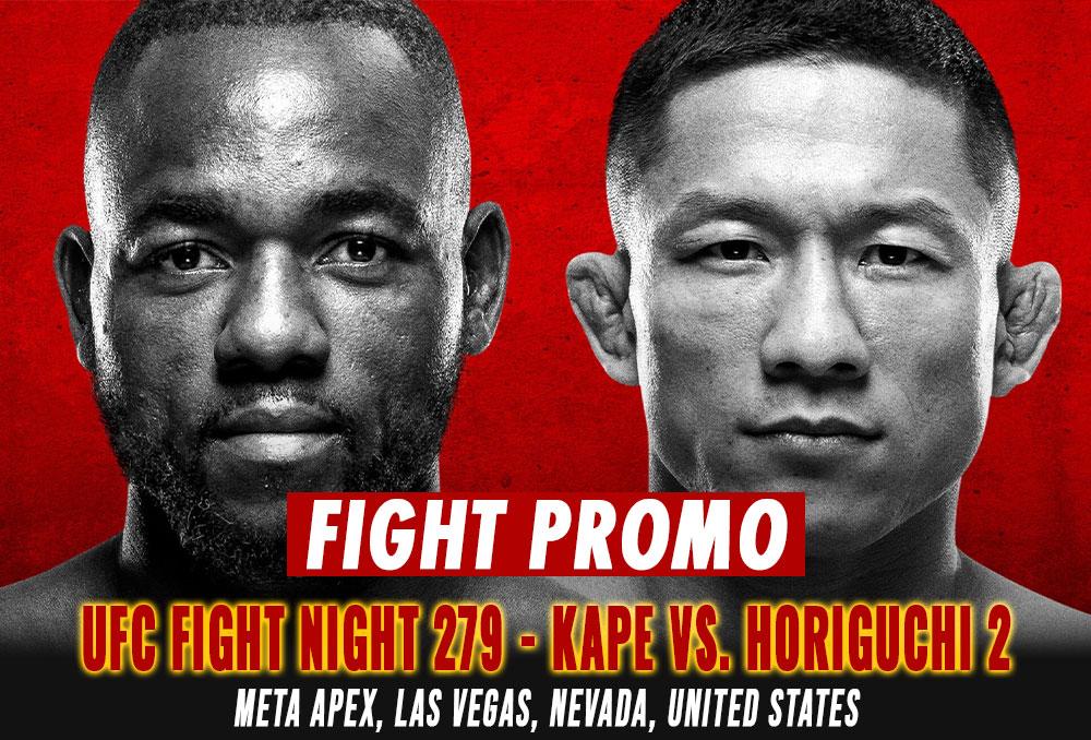 Diffusion UFC Fight Night 279 : Comment regarder le combat de Manel Kape et Kyoji Horiguchi ce week-end ?
