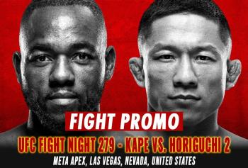 Diffusion UFC Fight Night 279 : Comment regarder le combat de Manel Kape et Kyoji Horiguchi ce week-end ?