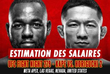 UFC Fight Night 279 - Les salaires (estimation) | Las Vegas