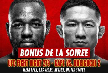 UFC Fight Night 279 - Bonus de la soirée | Las Vegas