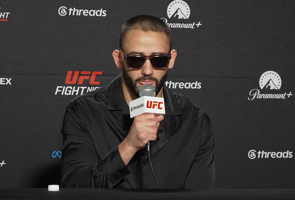 Levan Chokheli explique son TKO en 23 secondes et réclame l'élite | UFC Fight Night 279