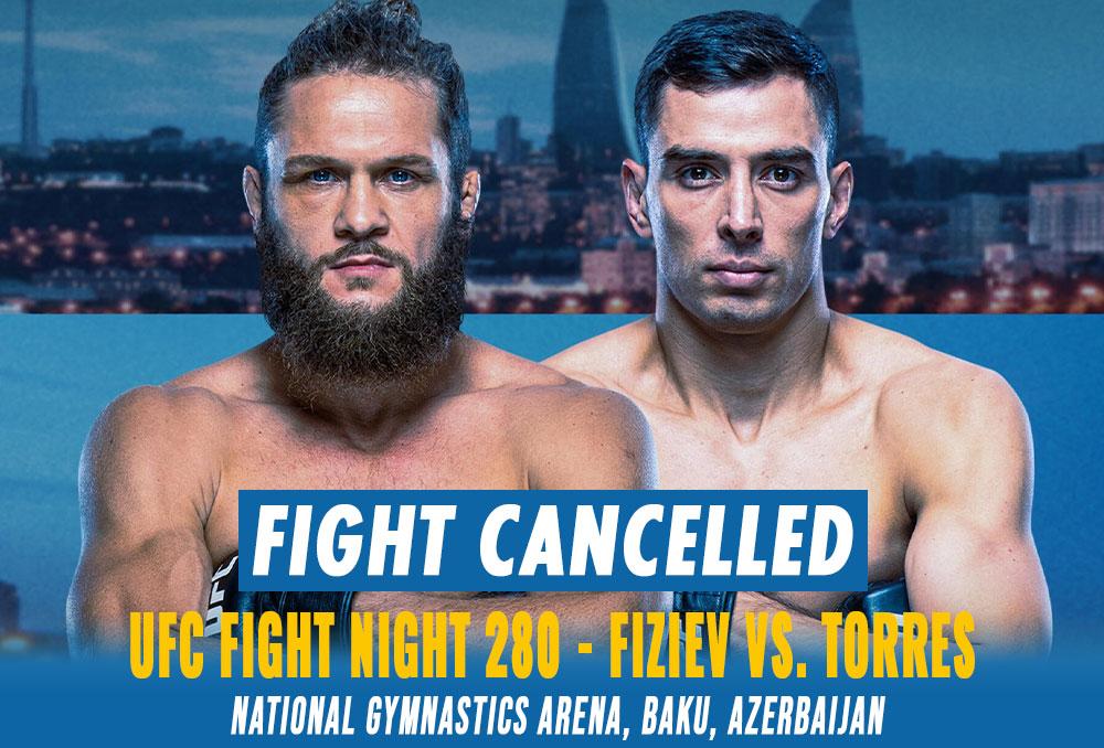 UFC Fight Night 280 - Combats annulés / reprogrammés | Baku