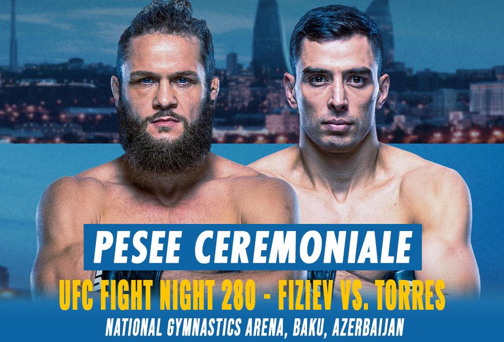 UFC Fight Night 280 - La pesée cérémoniale  | Baku
