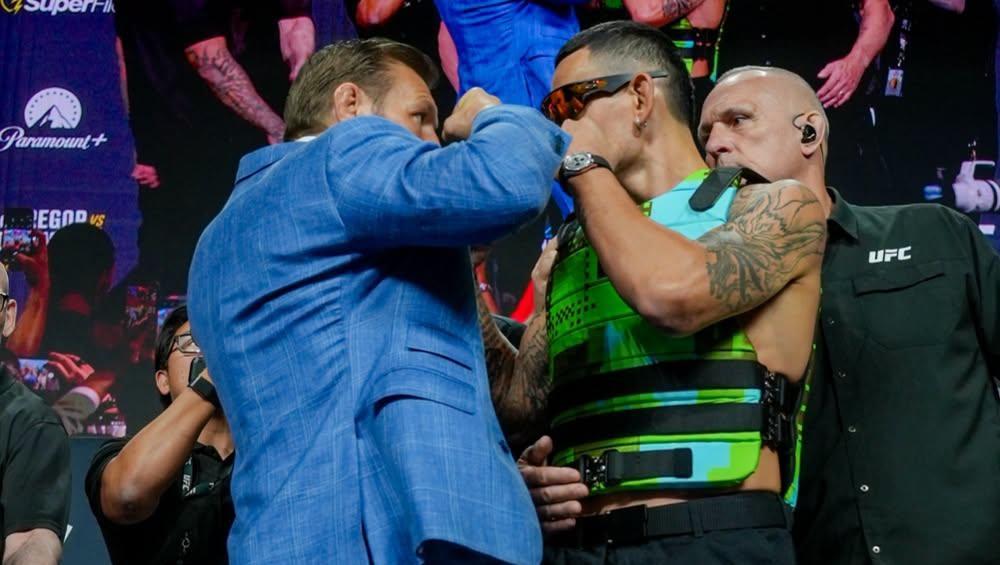 UFC 329 - Conference de presse : faceoffs | Las Vegas