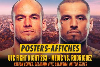 UFC Fight Night 283 - Les posters et les affiches | Belgrade