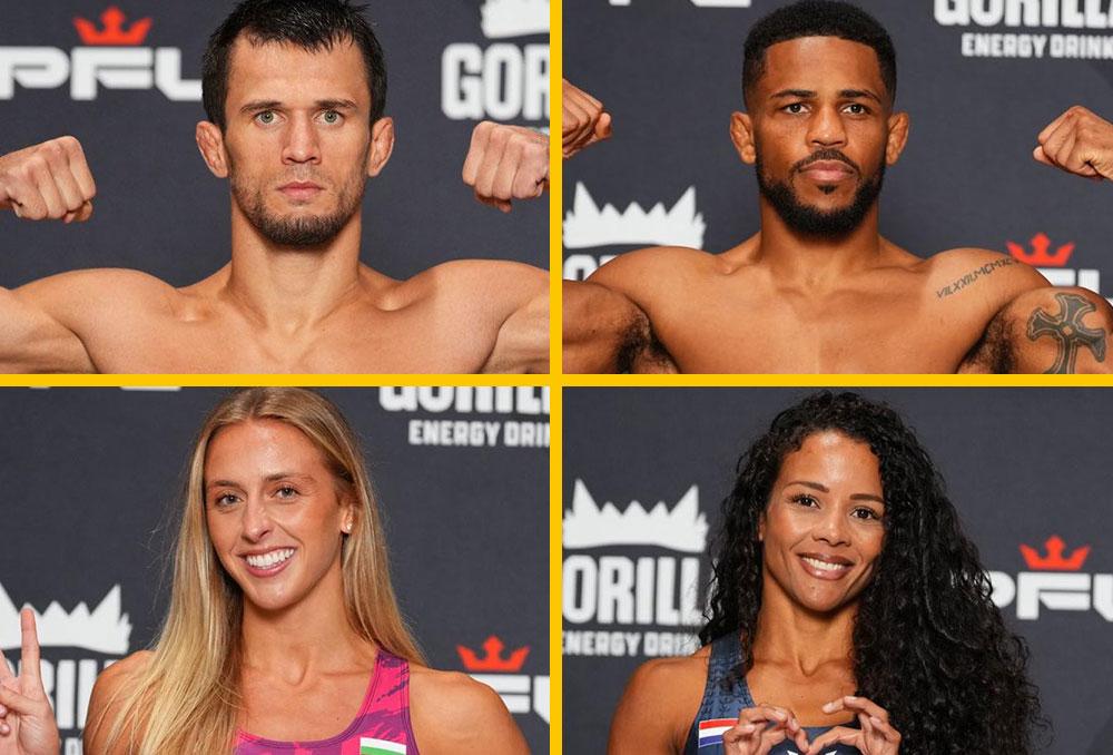 PFL New York - Nurmagomedov vs. Colgan - La pesée : résultats